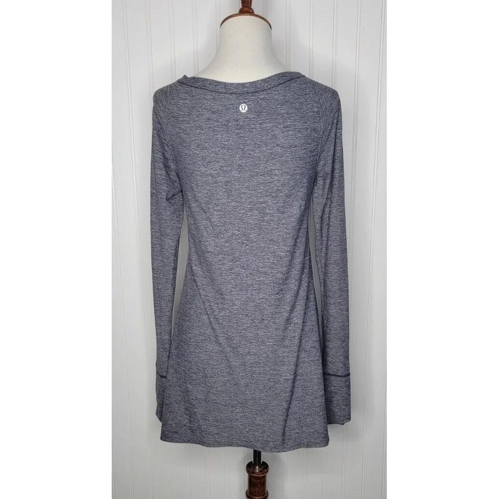 Lululemon Rehearsal Long Sleeve Shirt Women's Size 6 Asymmetrical w/ Thumbholes